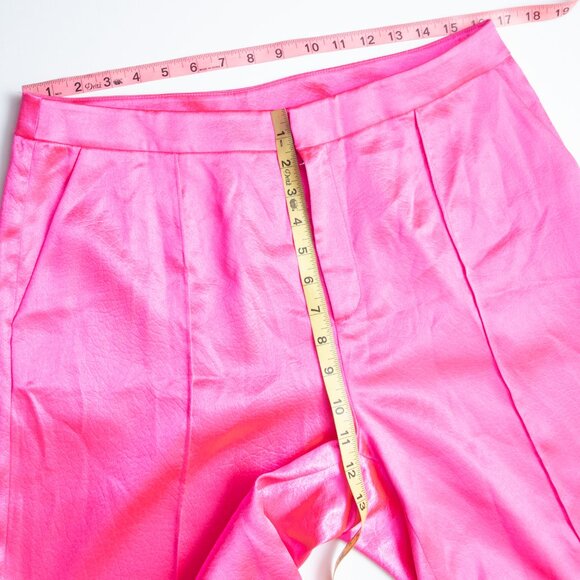 Cinq à Sept Karis Satin Pants Kylie Jacket Set Sophisticated Ultra Pink Size 12 - Picture 11 of 16